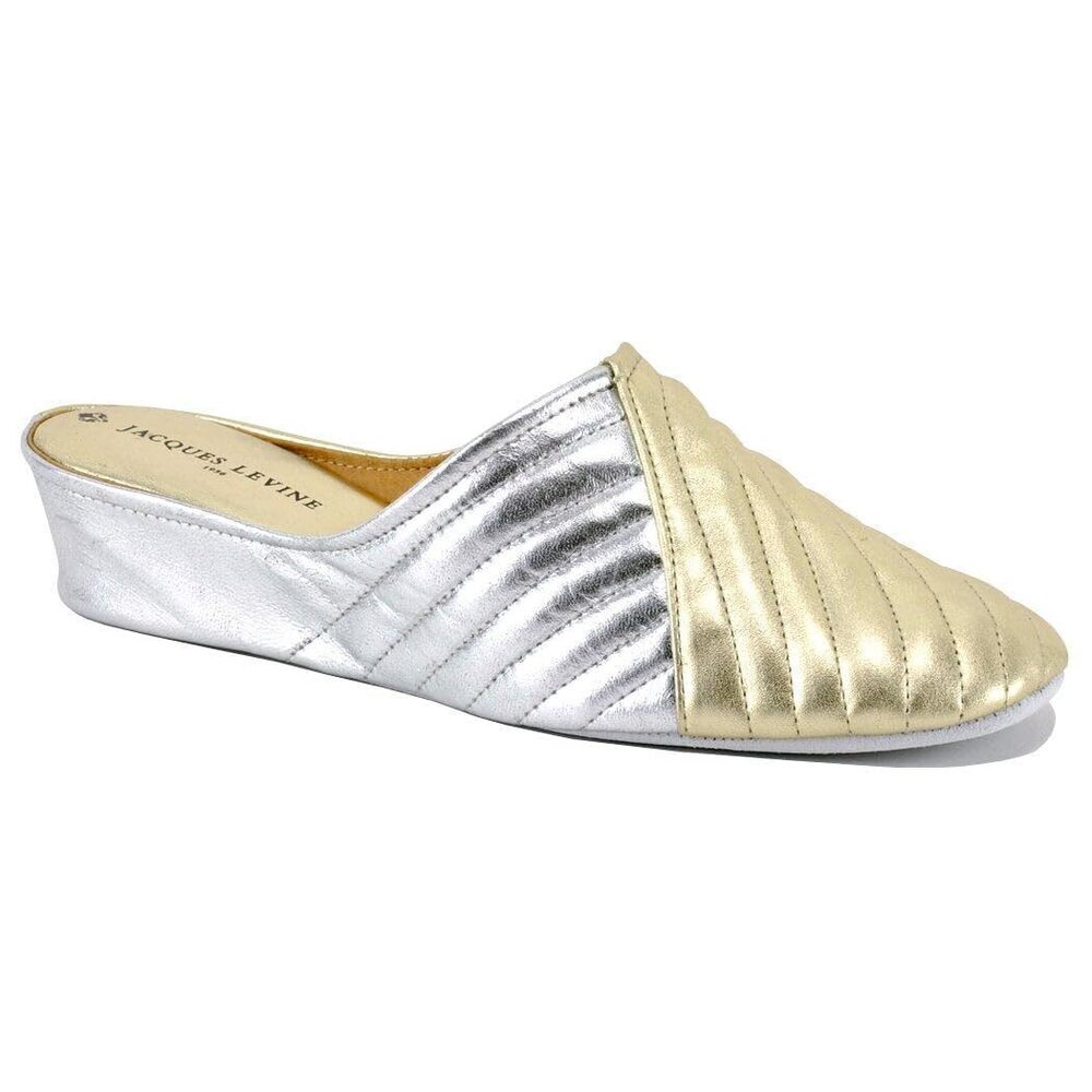Jacques Levine Womens 1221 Gold/Silver 5 2A